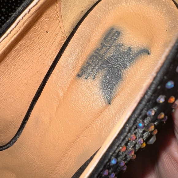 SHIEKH
FREDA 05 NO HEEL PLATFORM RHINESTONE WEDGE IN BLACK SIZE 7.5 - Picture 7 of 11